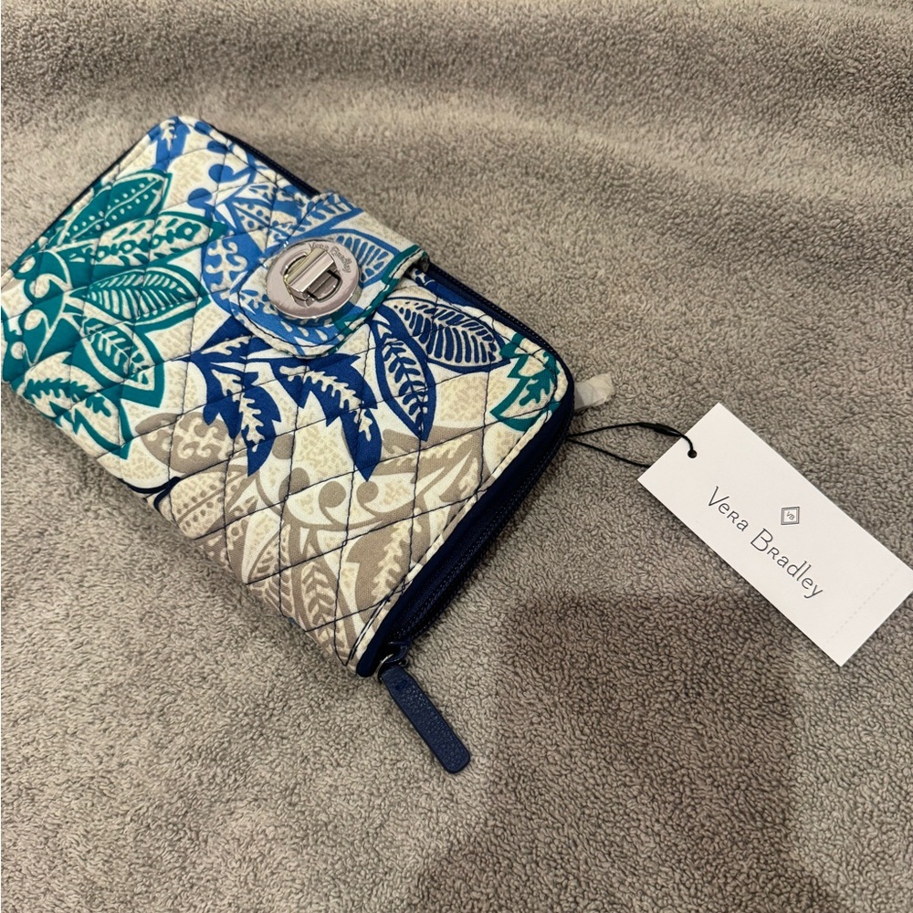 Vera Bradley Blue and Gray Women's Wallet